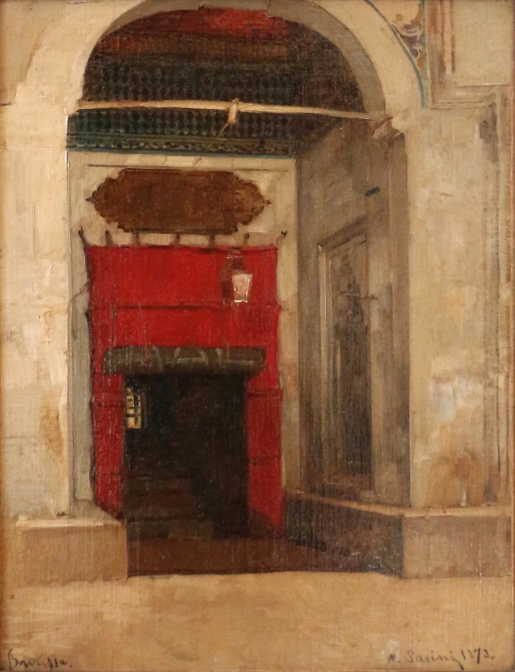 Porta di moschea a Brussa, 1873 - Museo Frugone, Genova